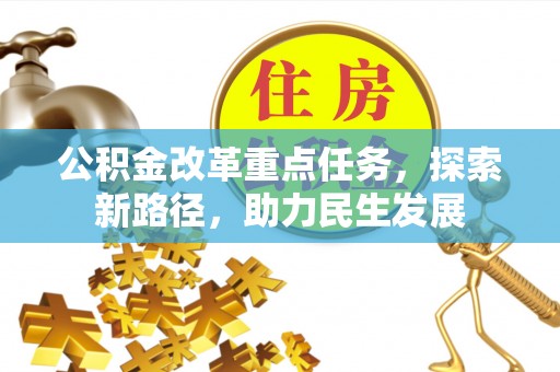 阿莲公积金改革重点任务，探索新路径，助力民生发展