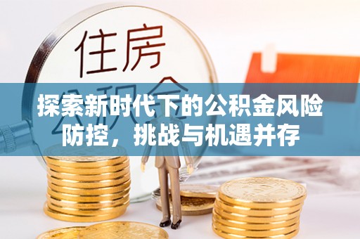 阿莲探索新时代下的公积金风险防控，挑战与机遇并存