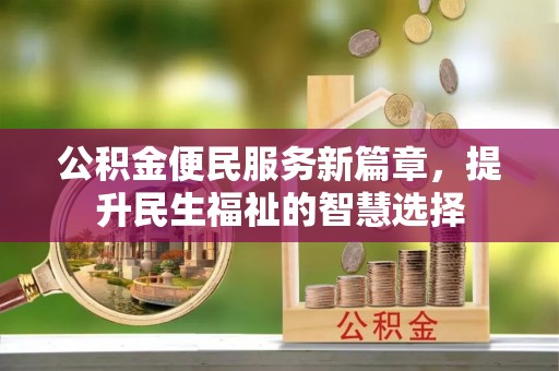 阿莲公积金便民服务新篇章，提升民生福祉的智慧选择